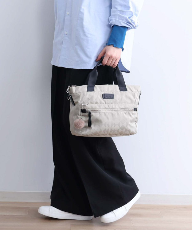 ACE BAGS & LUGGAGE Kanana project カナナモノグラム3rd ショルダーバッグ 11915 カナナプロジェクト ライトベージュ