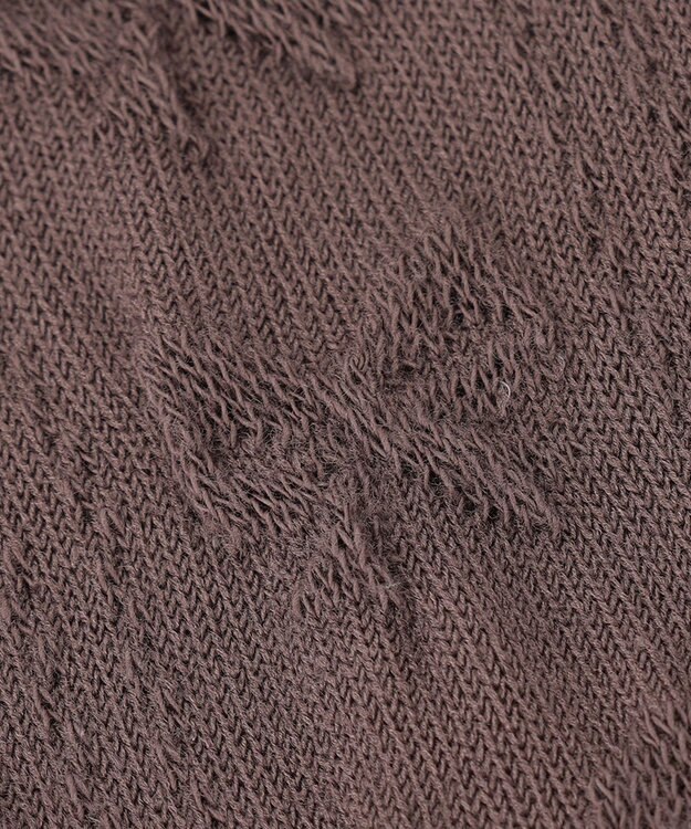 ANY KIDS タイツ（ケーブルリボン） ブラウン