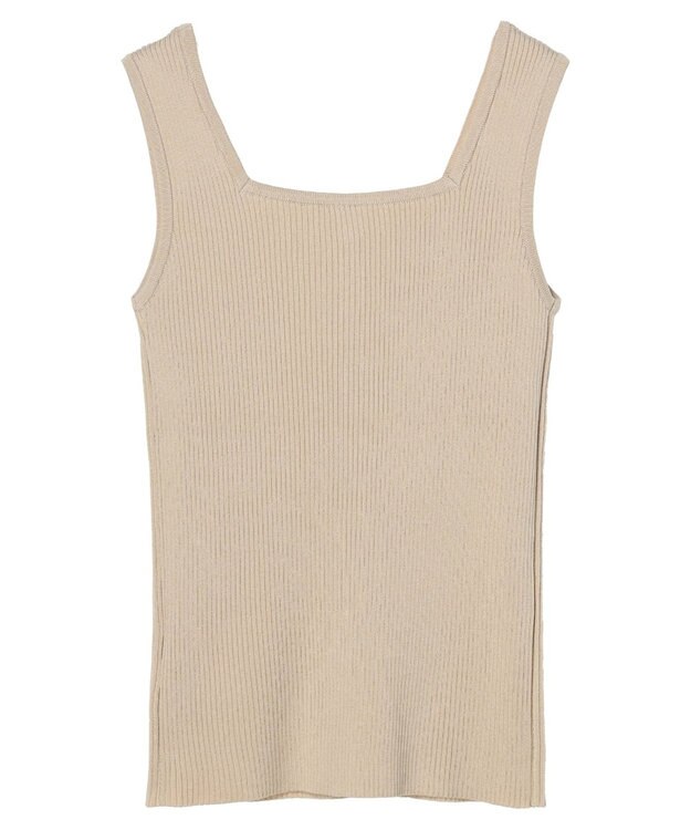 earth music&ecology リサイクルポリエステルブレンド２ＷＡＹタンクトップ Light Beige