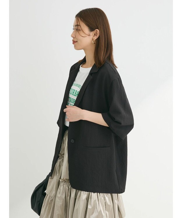 Green Parks ・ＥＬＥＮＣＡＲＥ　ＤＵＥ　ジャカードジャケット Black