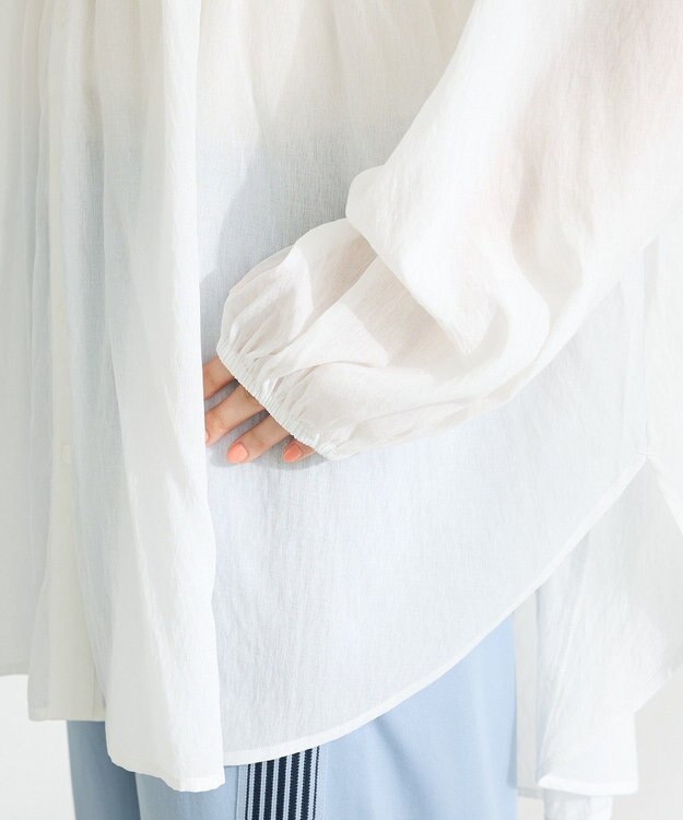 CRAFT STANDARD BOUTIQUE ヴィンテージボイルシャーリングチュニック White