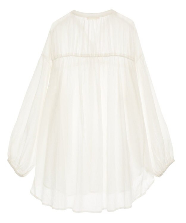 CRAFT STANDARD BOUTIQUE ヴィンテージボイルシャーリングチュニック White