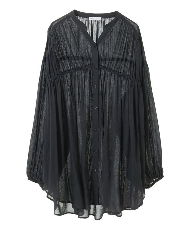 CRAFT STANDARD BOUTIQUE ヴィンテージボイルシャーリングチュニック Charcoal Gray