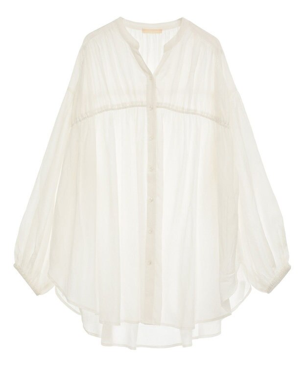 CRAFT STANDARD BOUTIQUE ヴィンテージボイルシャーリングチュニック White