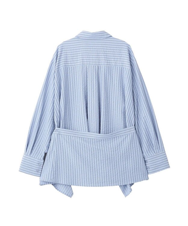 CRAFT STANDARD BOUTIQUE 2点セット / レイヤードデザインシャツ Stripe Sax