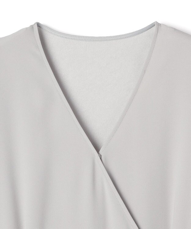 BEIGE， 【Lsize・セットアップ対応】CINDY / ラップドレス L.Gray