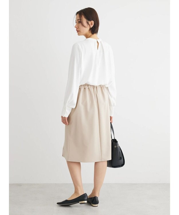 Green Parks ２ｗａｙ　ボウタイアソートブラウス Off White