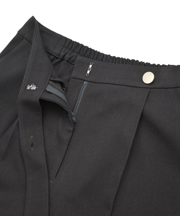 YECCA VECCA 金釦アクセントベルトワイドパンツ Blue