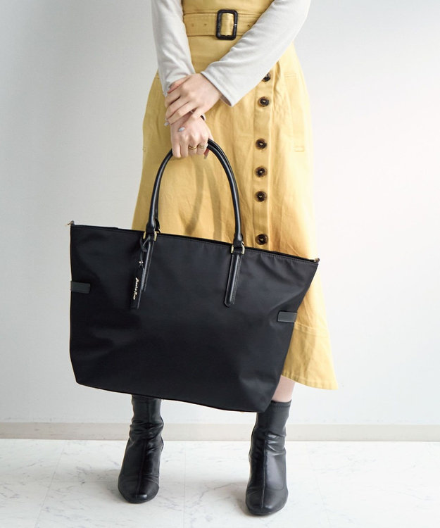 ACE BAGS & LUGGAGE Jewelna Rose グレタ ナイロントートバッグ 大 16181 ジュエルナローズ ブラック