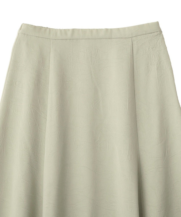 earth music&ecology サテンフレアスカート Mint