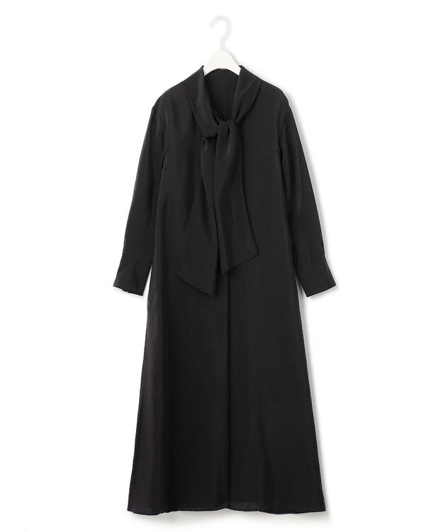 ICB キュプラシルキーオーガンジー ワンピース ブラック系