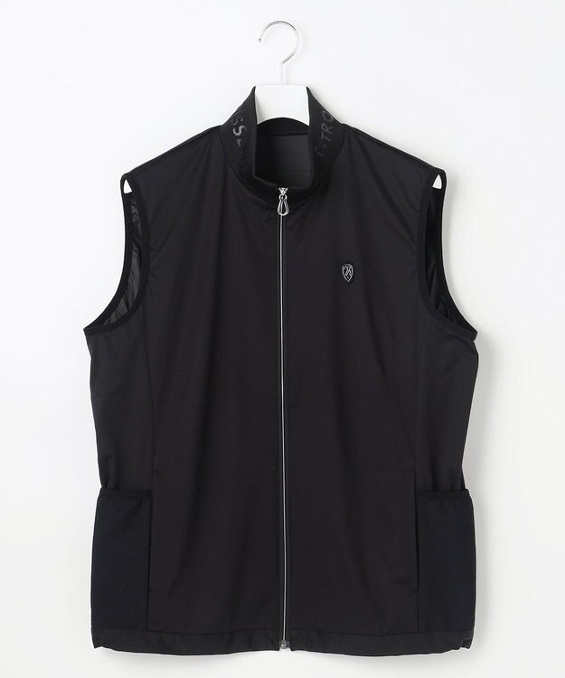 23区GOLF 【MEN】エアリージャージストレッチベスト ブラック系