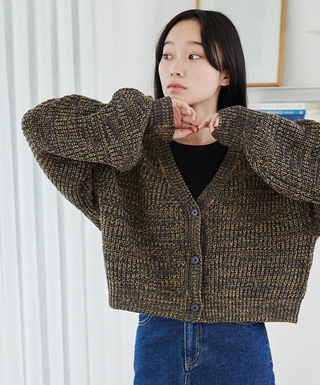 WEGO Vネックカラーカーディガン