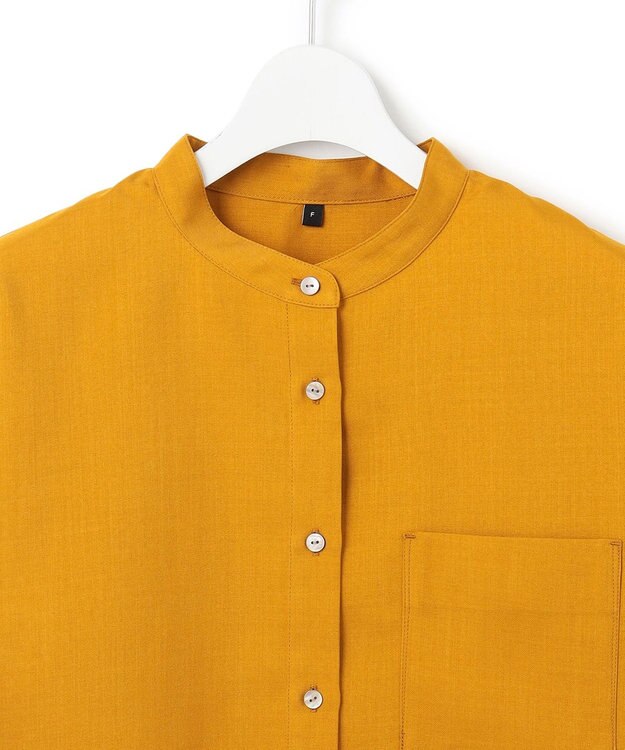 J.PRESS YORK STREET 【WOMEN】バックプリーツブラウス イエロー系