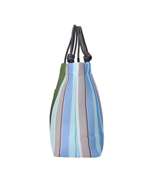 ROOTOTE 1165【手洗い可能】SC.ミディアム.ウエッファ.ストライプ-A 01：サックス