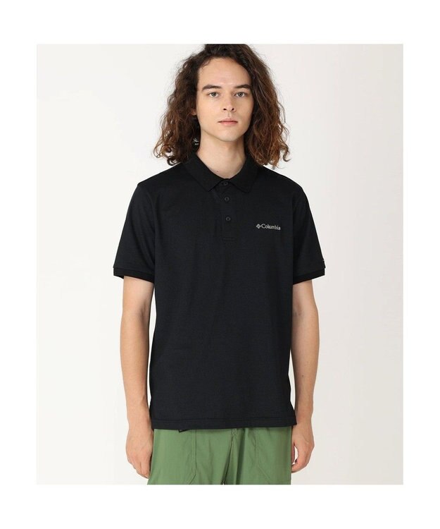 Columbia コーブ ドーム ビュート ソリッド ピケ ポロ Black