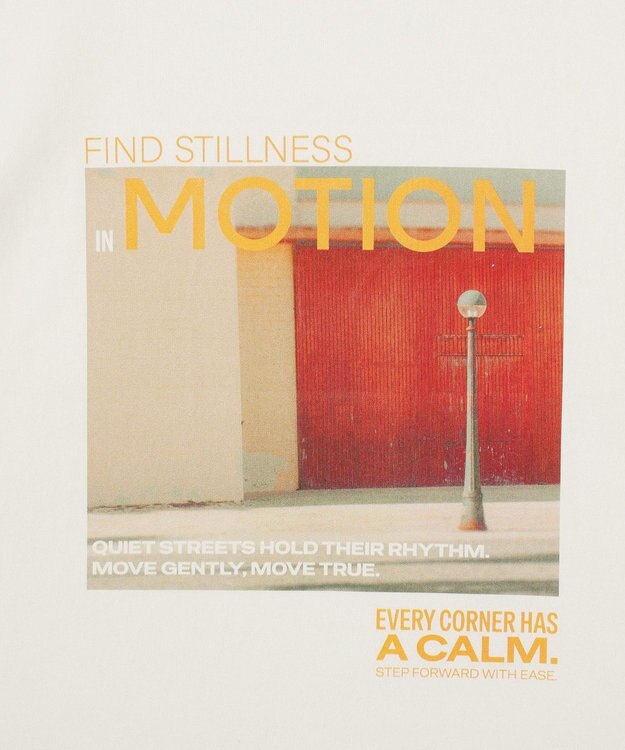 Green Parks ＳＥＴ２点フォトＴシャツ＋レーススカーフ Off White