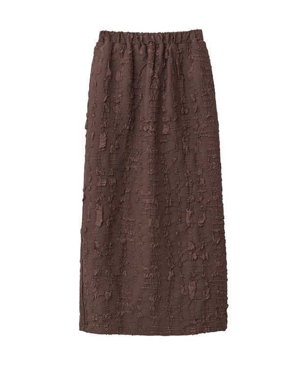 Green Parks ・ＳＵＧＡＲ　ＳＰＯＯＮジャカードチェックナロースカート Brown