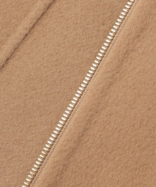 BEIGE， ZION / ウールスタンドカラーショートコート Camel