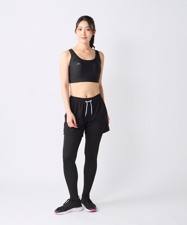 OP／FILA 【Kappa】Yバックスポーツブラ ブラック