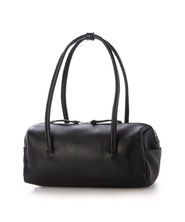 UNBILLION ペルケ perche / ソフトレザーワイドボストントート ブラック