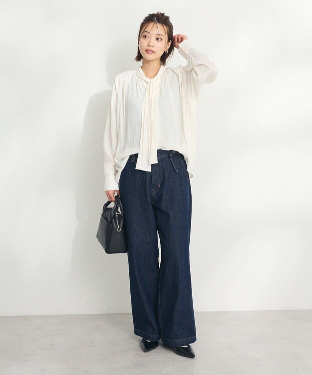 CRAFT STANDARD BOUTIQUE ２ＷＡＹボウタイブラウス Ivory