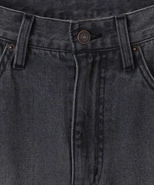 WEGO スプレーペイントストレートデニムパンツ ブラックその他