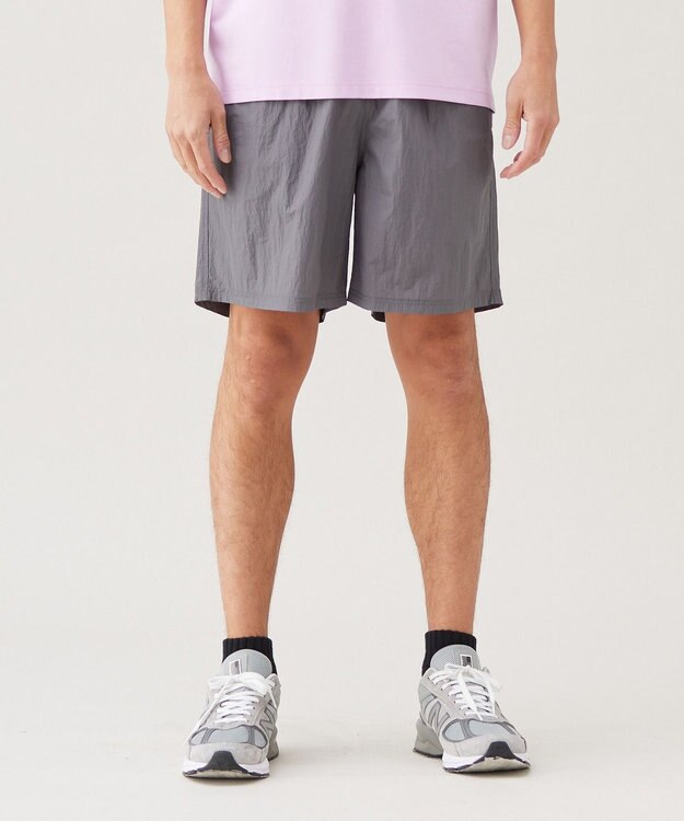 UNFILO MENS 【男女兼用】撥水 アクティブショーツ チャコール