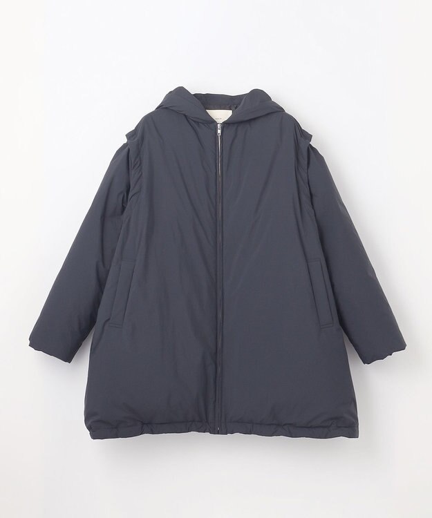 NAVE 【Nave】ナイロンタフタ ダウンコート ブラック系