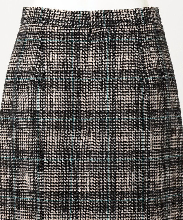 23区 L 【R(アール)】カラーウィンドウペンチェック スカート ベージュxブラック