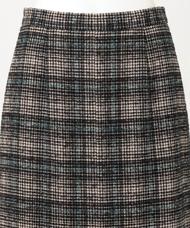 23区 L 【R(アール)】カラーウィンドウペンチェック スカート ベージュxブラック