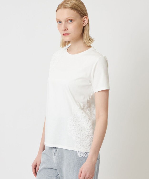 BEIGE， GERBERA / レーストップス White×White