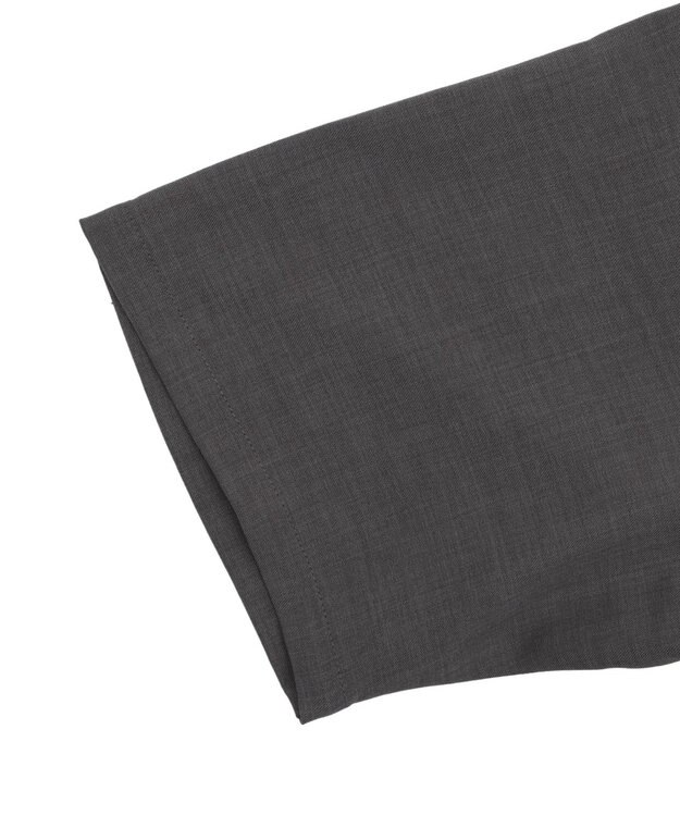 WEGO 【速乾/しわになりにくい/MLサイズ展開】ドライポリカラーブロックシャツ（SS） ダークグレー