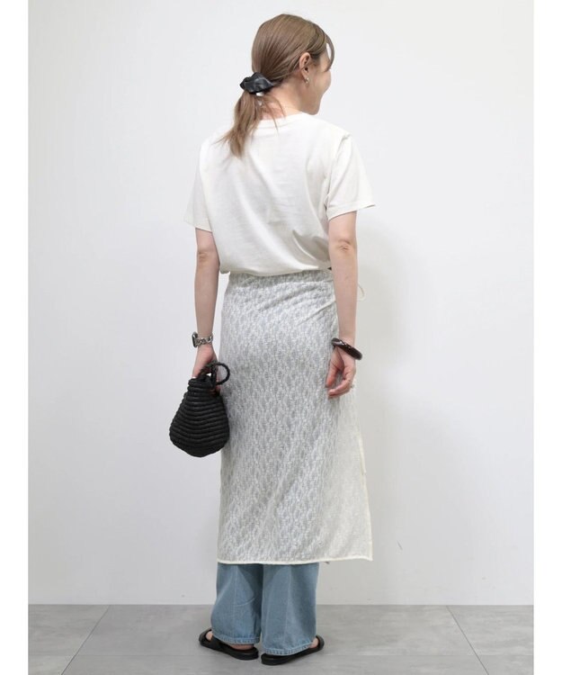 AMERICAN HOLIC レースラップスカート Off White