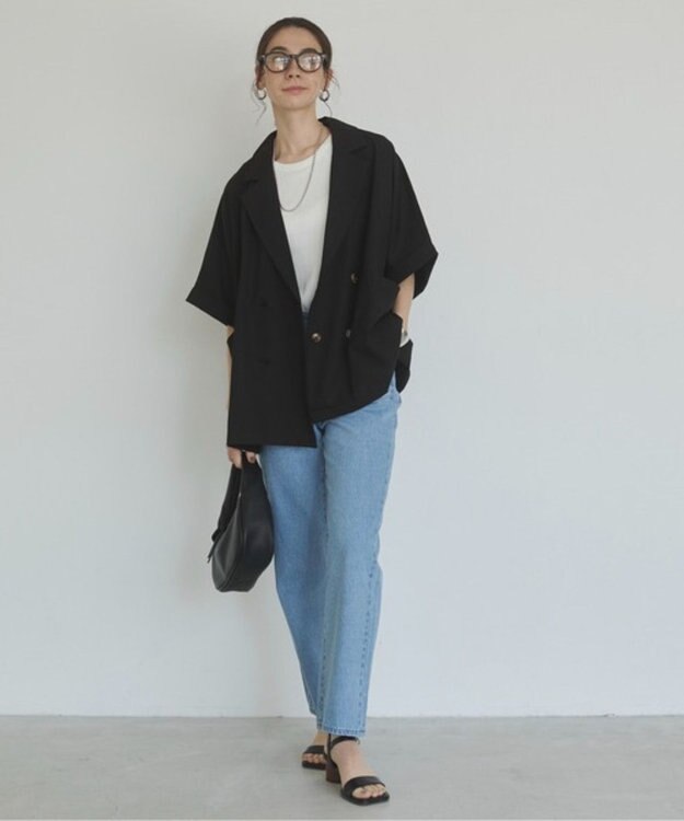 WEGO 【ANGIE VINTAGE】ハーフスリーブジャケット ブラック