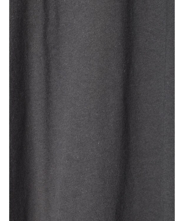 Green Parks ワンポイントカレッジロゴ裾ラウンドチュニック Dark Gray