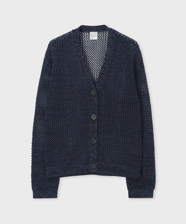 Paul Smith 【洗える】ドライ メッシュ カーディガン ブラック