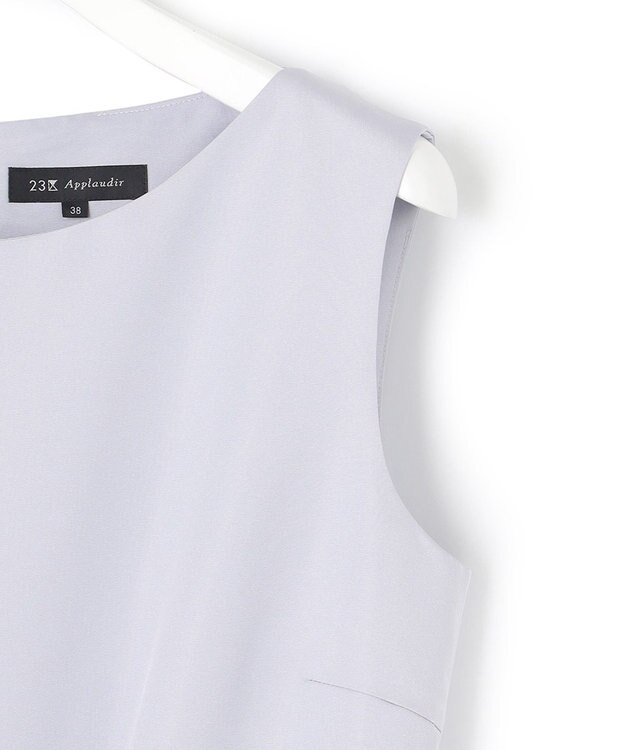 23区 L 【APPLAUDIR】グログランロイヤル ドレス サックスブルー系