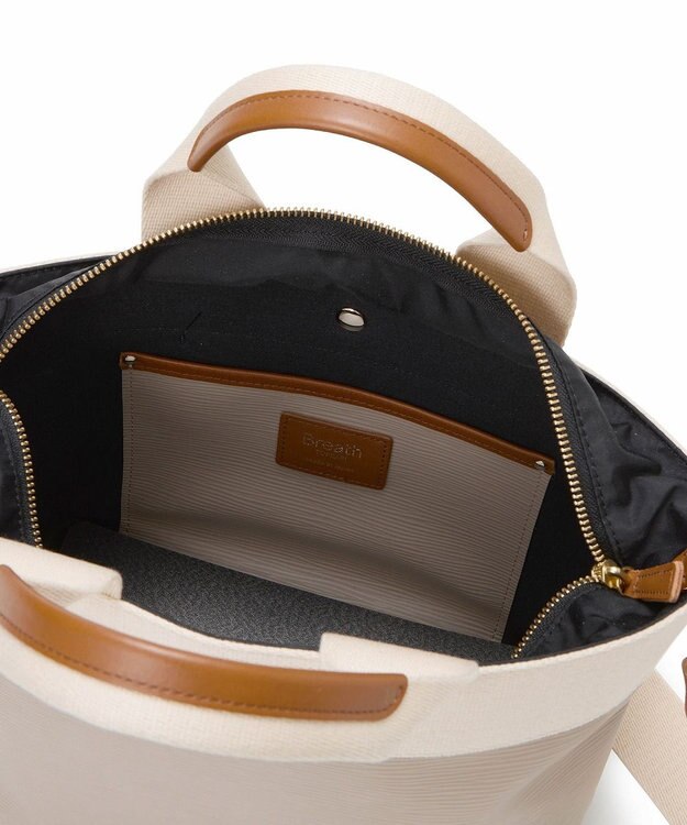 TOPKAPI 【人気色が限定復活！】【Breath TOPKAPI】RIPPLE リプル トート バッグ M（ショルダー付き） ペールベージュ