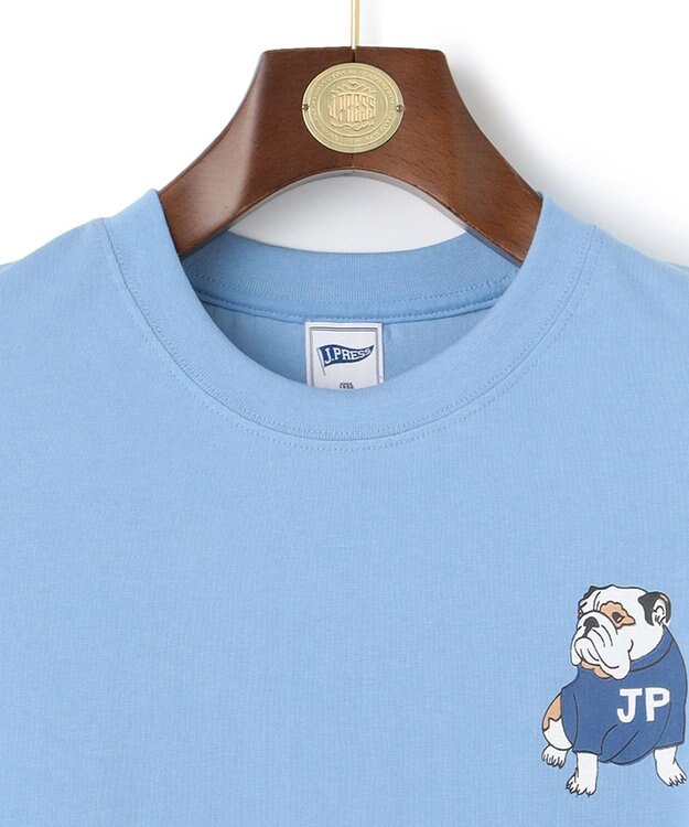 J.PRESS MEN 【Pennant Label】T-Shirt / Bulldog ブルー系
