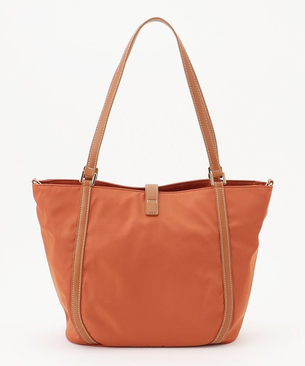 LA BAGAGERIE ひねり金具付きエレガンストート　Mサイズ レンガブラウン