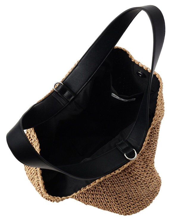 Green Parks ペーパー２ＷＡＹカゴバッグ Beige