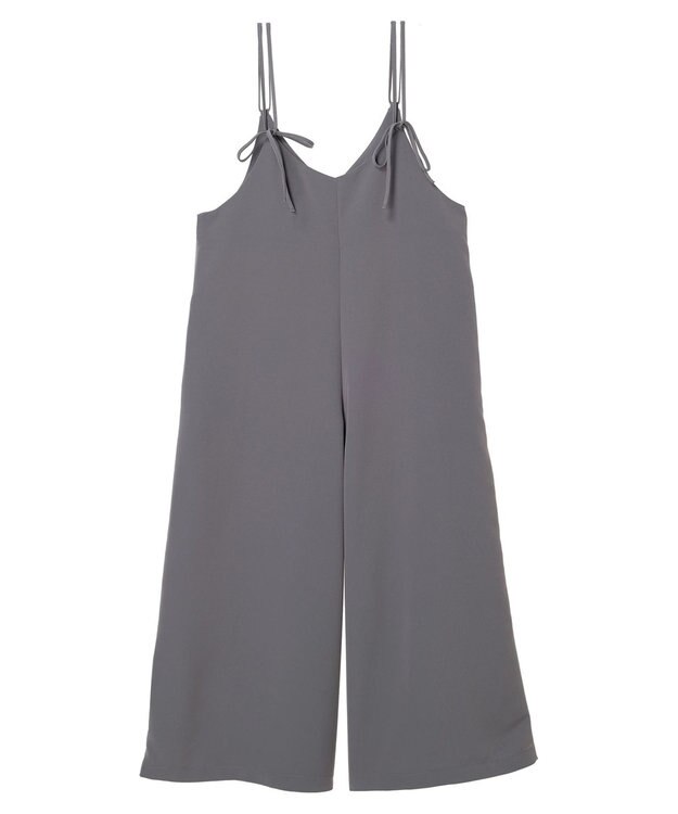 earth music&ecology リボンコンビネゾン Gray