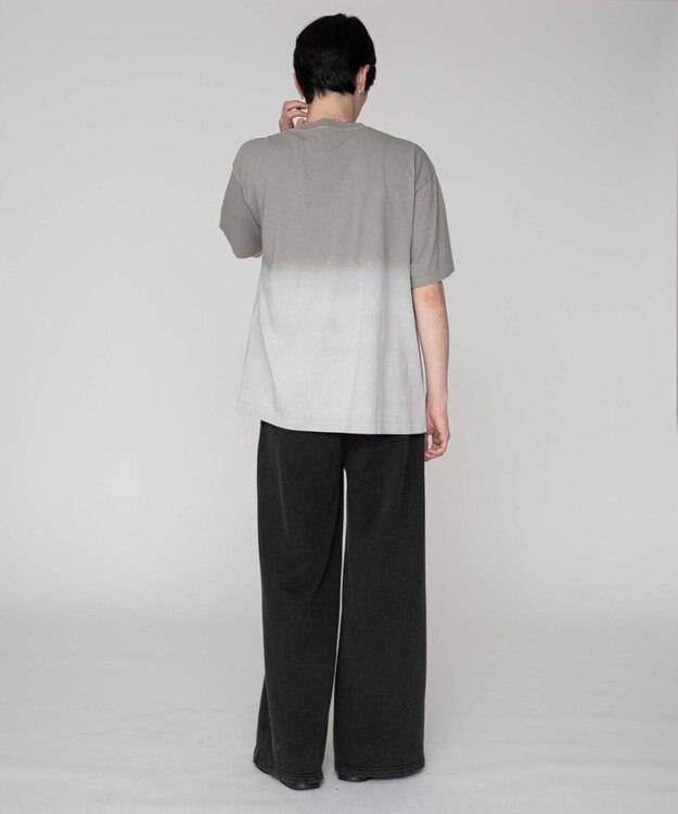 WEGO 【ユニセックス着用ITEM/MLサイズ展開】グラデーションワンポイントT（SS） グレーその他