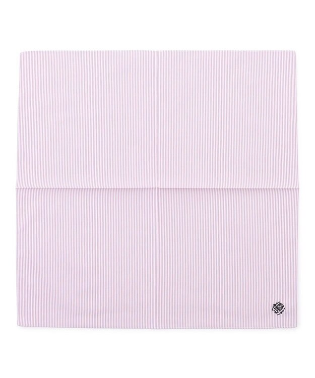J.PRESS MEN ブロードオーバル ハンカチ パープル系1