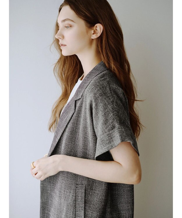Te chichi カラミメッシュジャケット《2026 SUMMER LOOK item》 ブラック