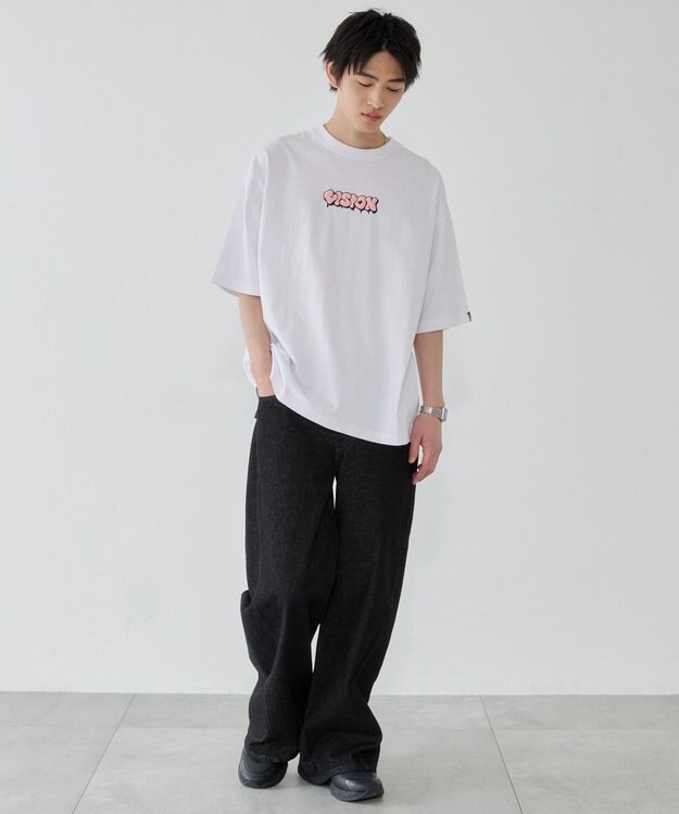 WEGO 【ユニセックス着用ITEM】別注VISIONグラフィックT（SS） ホワイト