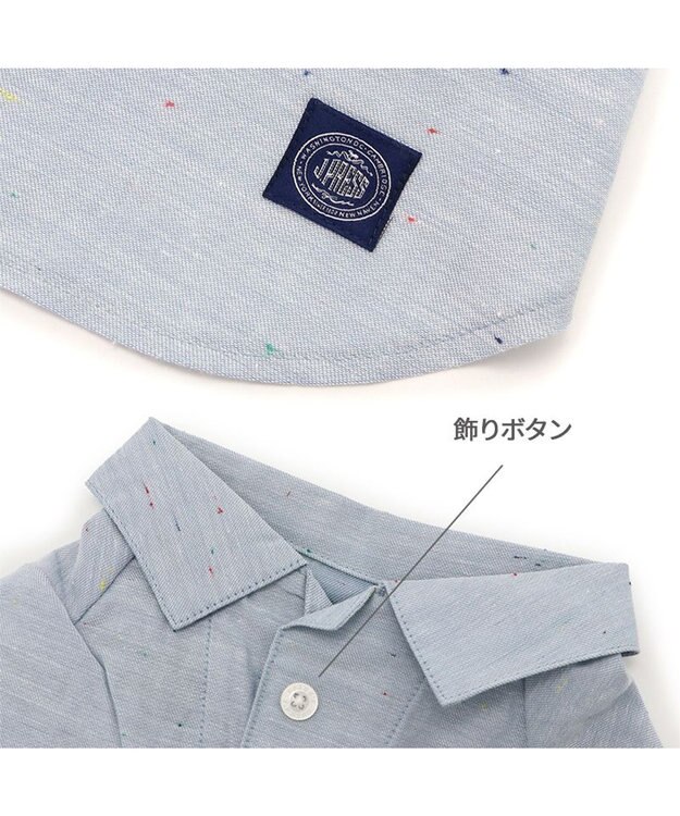 PET PARADISE J.PRESS シャンブレーシャツ 小型犬 ブルー