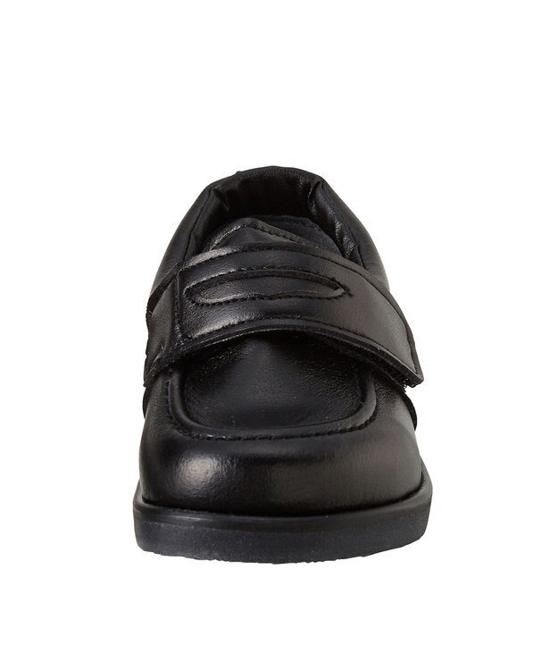 MIKI HOUSE HOT BISCUITS 【ミキハウス】 調節機能付きやわらかローファー風シューズ 黒