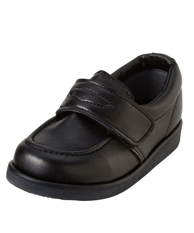 MIKI HOUSE HOT BISCUITS 【ミキハウス】 調節機能付きやわらかローファー風シューズ 黒